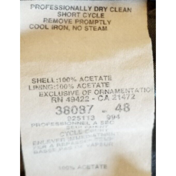 Vintage Jessica McClintock Gunne Sax Satin Maxi Skirt Black Size 5 - Picture 5 of 5